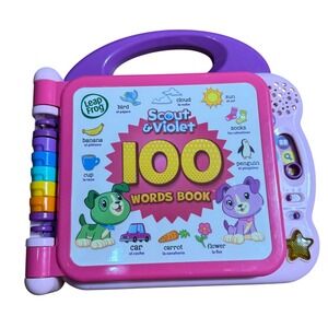 Leap‎ Frog Scout and Violet Electronic 100 Words Book Pink English & Spanish